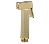 Гигиеническая лейка квадратная мини 4043 Brush/Matt gold Kern