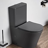 Напольный унитаз Ceramalux 2179 XMDH темно-серый матовый