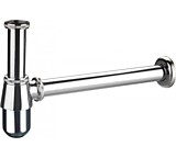 Сифон хром круглый A-9056CP KERN с выпуском