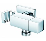 Выход с держателем и с краном квадратный 4050 Керн Хром